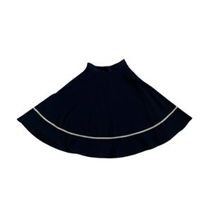 Women XS Rock Steady Sally High Waist Thrills Nautical Pinup Circle Swing Skirt